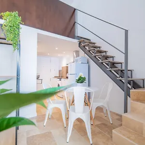 Desactivado Atico Duplex Con Barbacoa Y Terraza En Barri Port Maritim Apartamento